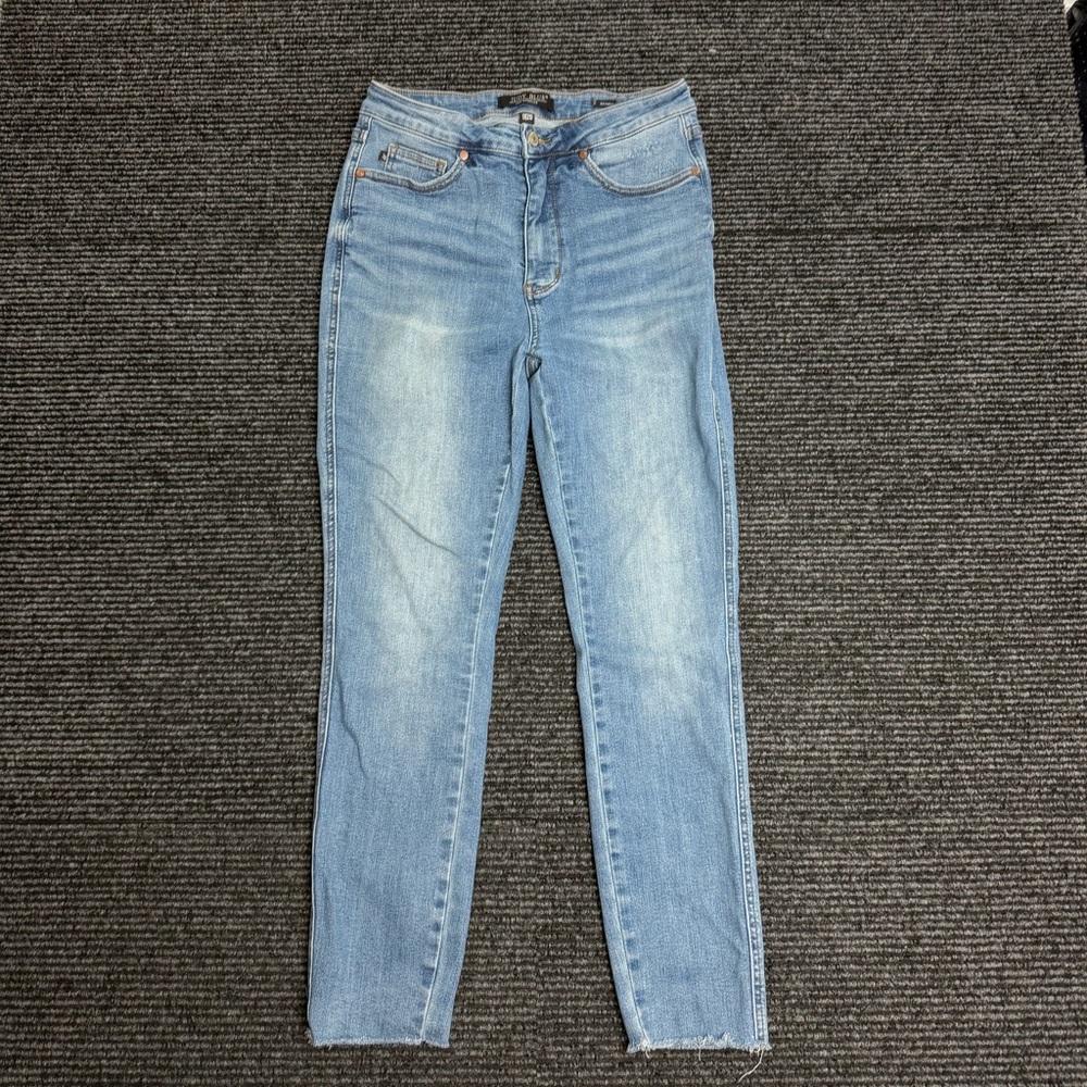 Judy Blue Jeans Women’s 9/29 Fit 28x26 Blue Denim Skinny High Rise Stretch